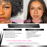1 DAY INTENSIVE LASH TRAINING.